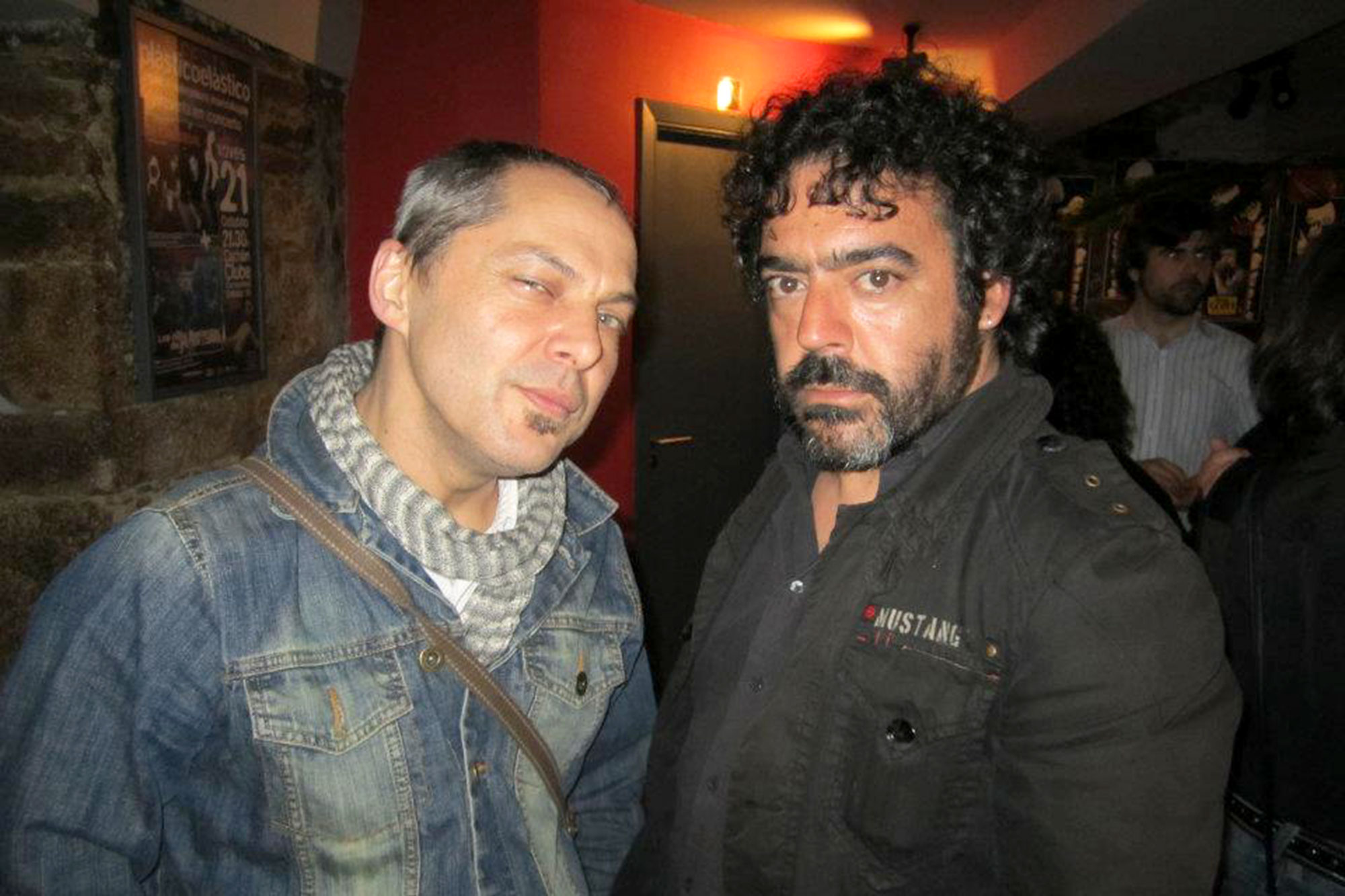 Con Marcos Teira no Ultramarinos (Santiago de Compostela)